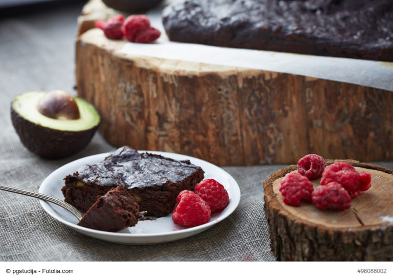 Himmlische Himbeer-Brownies mit Avocado - docFood